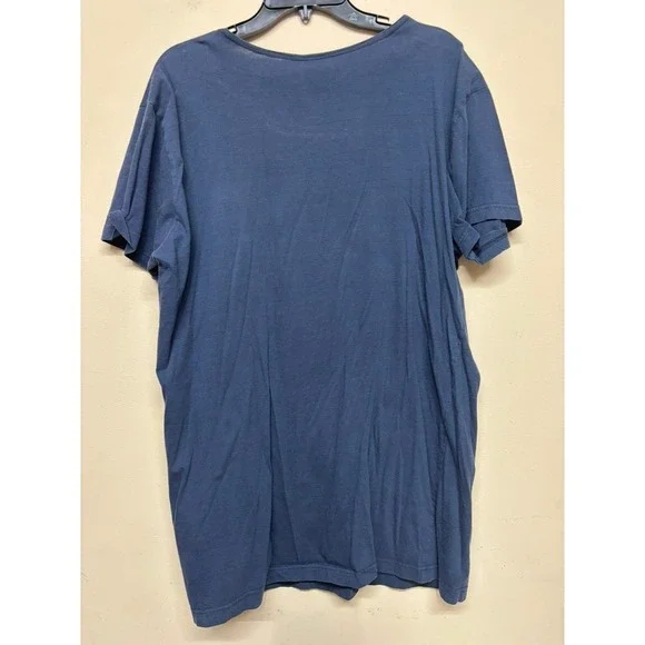 Disney Mickey Mouse Graphic Tee Navy Blue Short Sleeve Cotton Shirt Size XL - Picture 6 of 6